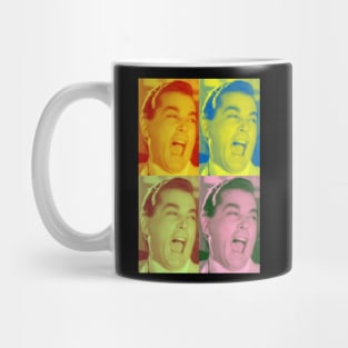 Ray Liotta Laugh mafia gangster movie Goodfellas painting multi-color Mug